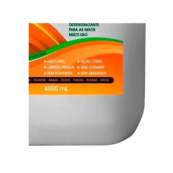 Sabonete Líquido Desengraxante - com Esfoliante - com Dosador - Citric Power - Marca Nutriex - Frasco c/ 4 Litros