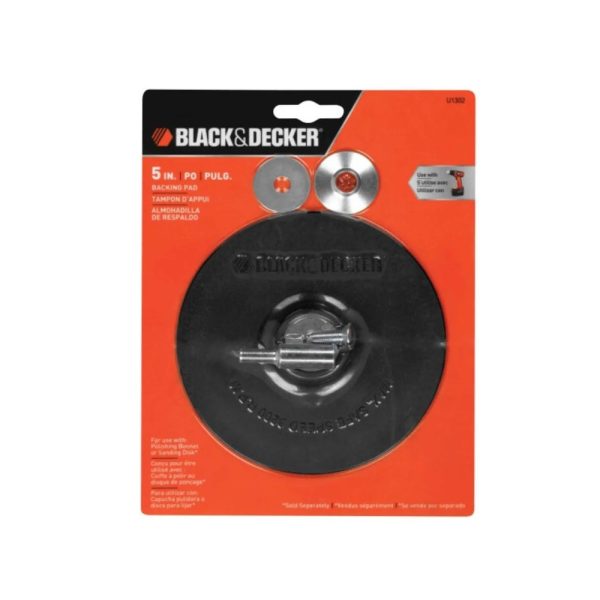 Disco de Borracha - Tam. 5" Pol. - com Adaptador Metálico - Marca Black+Decker - Modelo U1302