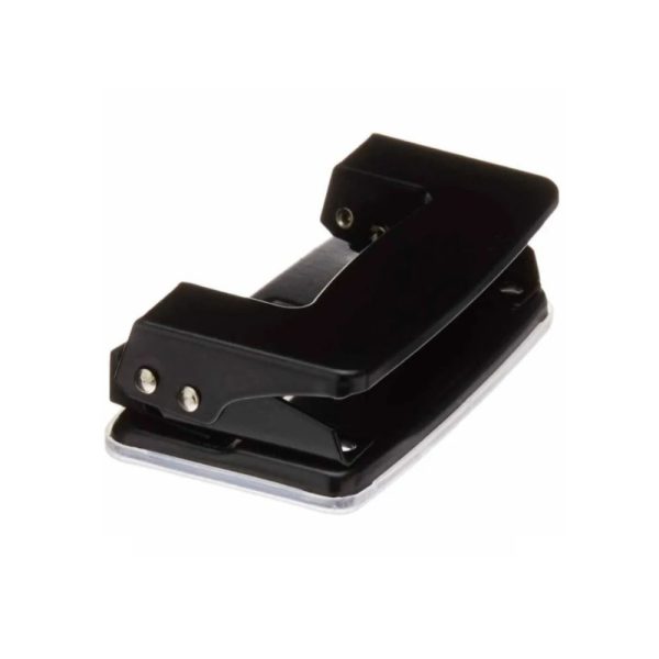 Perfurador de Papel - 2 Furos - Marca Maxprint - Modelo MX-P10C Metálico - Cor Preta