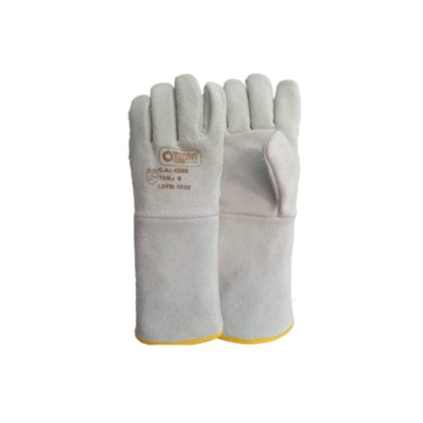 Luva de Raspa Total - Punho Longo de 20cm - Marca Ótima - Par