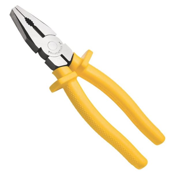 Alicate Universal - 8" Polegadas - Marca Tramontina - Modelo 41001/108 - Cor Amarela