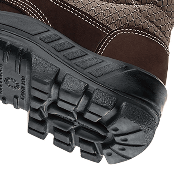Botina em Nobuck - Marca Marluvas - Solado Bidensidade - Bico de PVC - Cor Marron