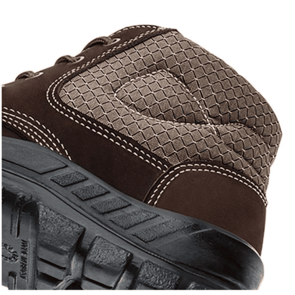Botina em Nobuck - Marca Marluvas - Solado Bidensidade - Bico de PVC - Cor Marron