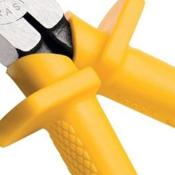 Alicate Bico Meia Cana - 6" Polegadas - Marca Tramontina - Modelo 41008/106 - Cor Amarela